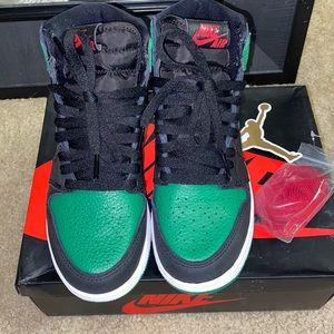 Youth Air Jordan 1 Pine Green